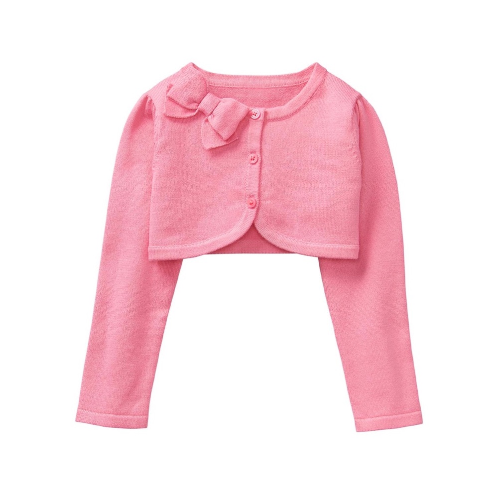 Janie and Jack Cropped Bow Cardigan 18-24M NWT